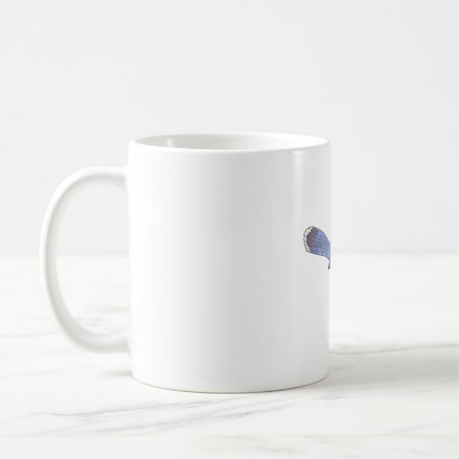 Blue Jay bird species art Coffee Mug (Left)