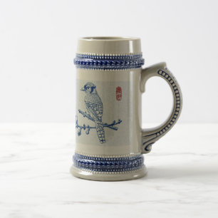 Blue Jay_bird_Stein Beer Stein