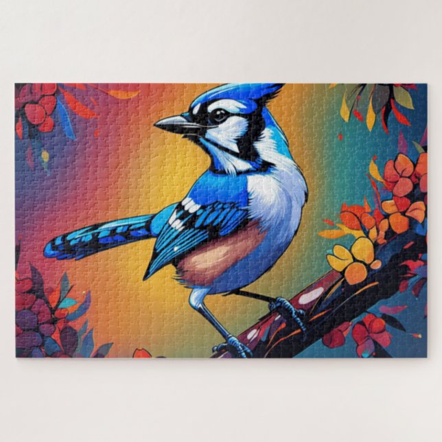 Blue Jay Jigsaw Puzzle (Horizontal)
