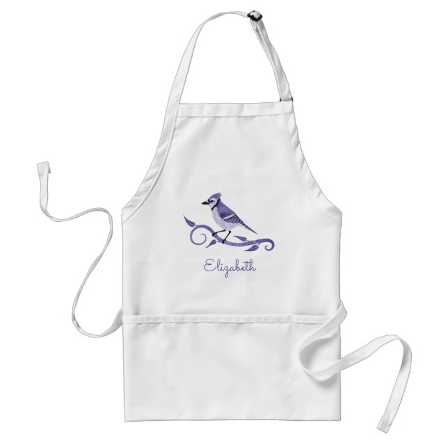 Blue Jay Name Apron (Front)