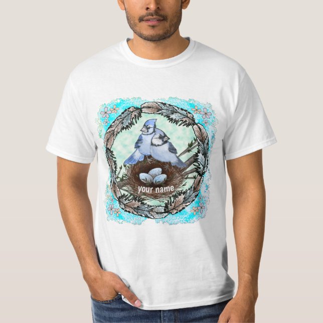 Blue Jay Nest  T-Shirt (Front)