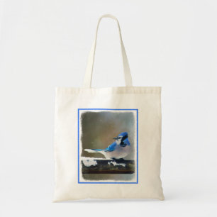 Blue Jay Painting - Original Bird Art Tote Bag