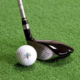 Blue Jay Spring Flowers Golf Balls