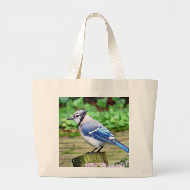 Blue Jay Tote Bag (Front)