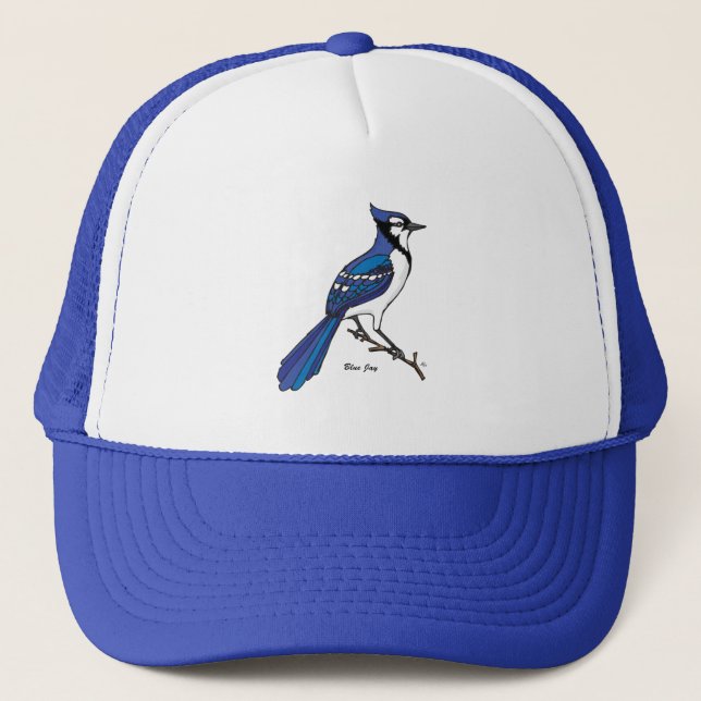 BLUE JAY TRUCKER HAT (Front)
