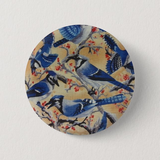 Blue Jays 6 Cm Round Badge (Front)