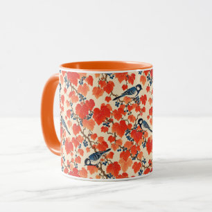 Blue Jays and Autumn Grape Vines Mug