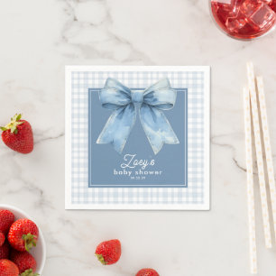 Blue Jean Baby Baby Shower Paper Napkin
