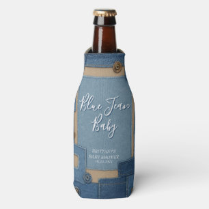 Blue Jean Baby Denim Baby Shower Bottle Cooler