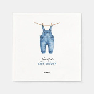 Blue Jean Baby Shower - Denim Theme Napkin