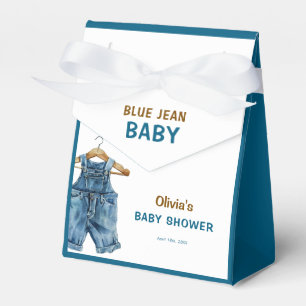 Blue Jean Boy Western Baby Shower Favour Box