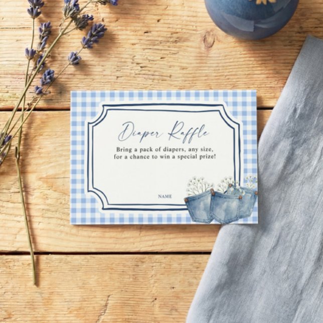 Blue Jean Diaper Raffle Card  (Creator Uploaded)