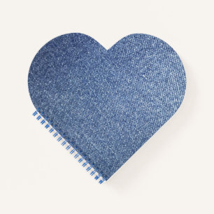 Blue Jean Heart Notebook 