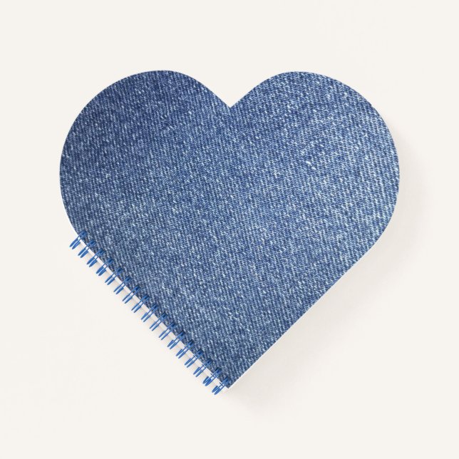 Blue Jean Heart Notebook  (Front)