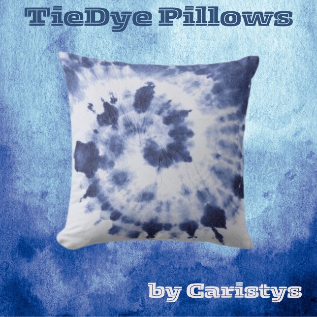 Blue Jean Tie Dye  Cushion (Creator Uploaded)