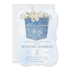 Blue Jeans Baby Shower Denim Country Floral