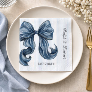 Blue Jeans Baby Shower Napkin
