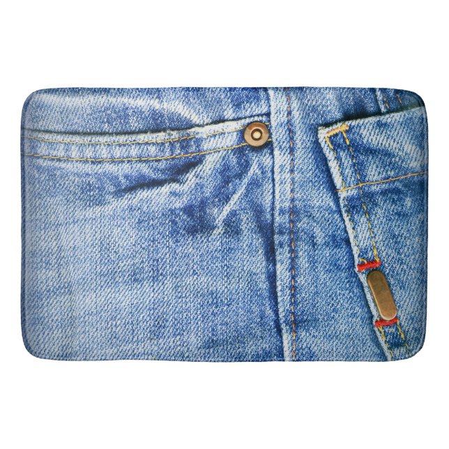 BLUE JEANS BATH MAT (Front)