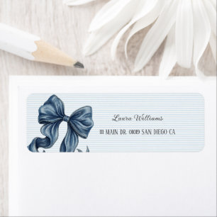 Blue Jeans Bow Baby Shower