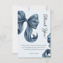 Blue Jeans Bow Bridal Shower