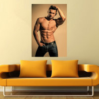 Blue Jeans Boy Hot Guy Poster