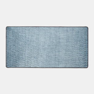 Blue Jeans Denim Look Photo Image Desk Mat