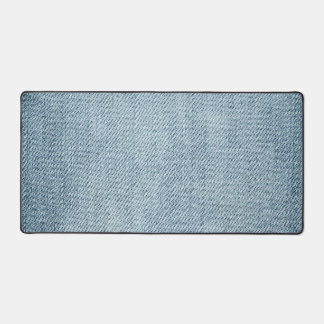 Blue Jeans Denim Look Photo Image Desk Mat