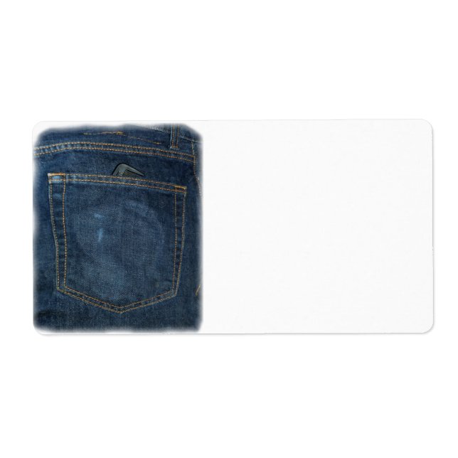 Blue Jeans Denim Pocket (Front)