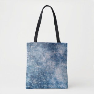 Blue Jeans Denim, Textured Background. Tote Bag