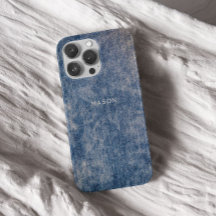 Blue Jeans Denim Wash Acid Effected Phone case