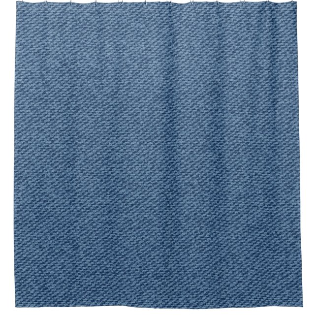 Blue jeans dust, jeans denim texture. shower curtain (Front)