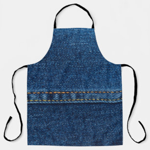blue jeans jacket texture apron