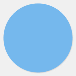 Blue jeans (solid colour) Classic Round Sticker