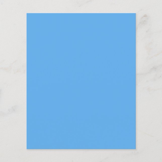  Blue jeans (solid colour)  Flyer (Front)