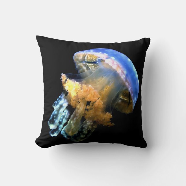 Blue Jellyfish Cushion (Front)