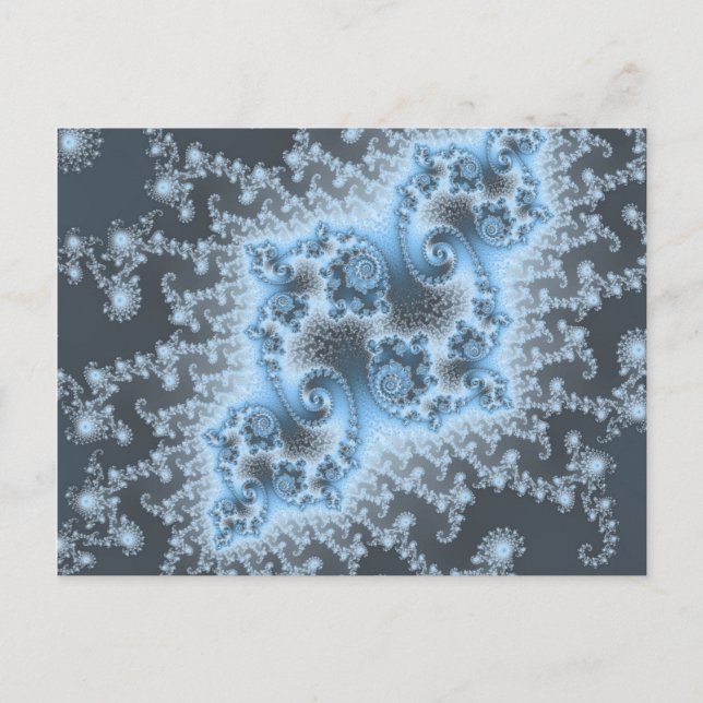 Blue Jellyfish Postcard (Front)
