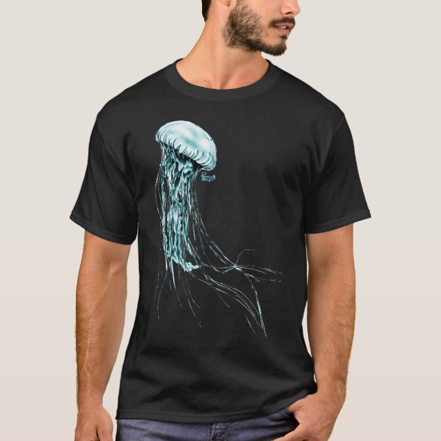 Blue Jellyfish T-Shirt (Front)