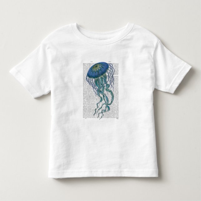 Blue Jellyfish Toddler T-Shirt (Front)