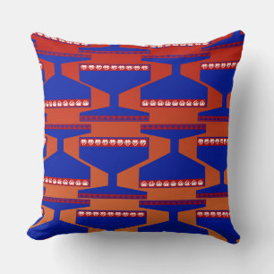 Blue Jeweled King's Drinking Cup Cushion