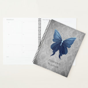 Blue Jewelled Butterfly Planner