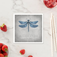 Blue Jewelled Dragonfly Wedding