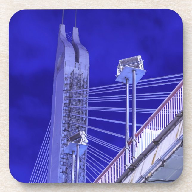 Blue Jiefang Bridge Coaster (Front)