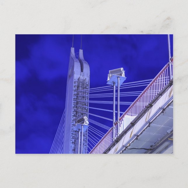Blue Jiefang Bridge Postcard (Front)