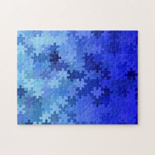 blue jigsaw puzzle