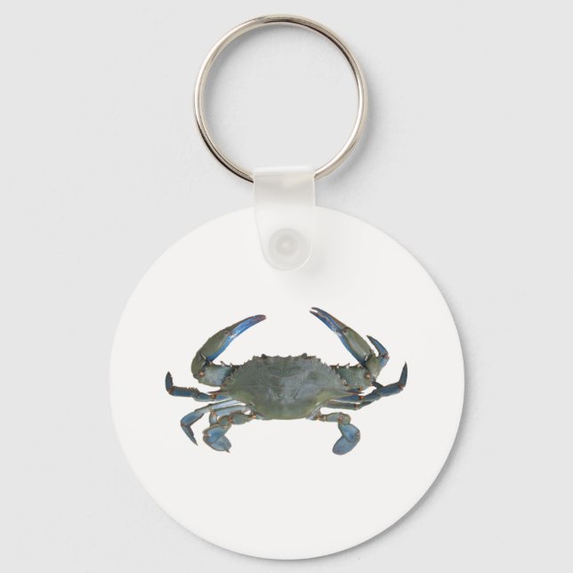 Blue "Jimmy" Crab Key Ring (Front)
