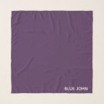 Blue John purple color name Scarf<br><div class="desc">Blue John purple color name</div>