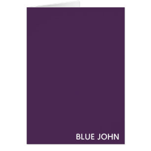 Blue John purple colour name