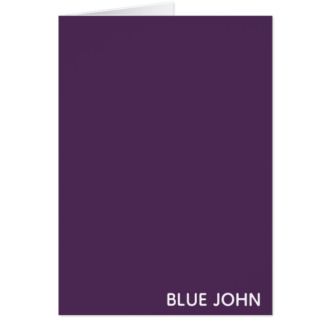 Blue John purple colour name (Front)