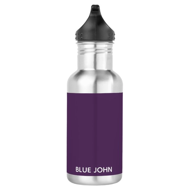Blue John purple colour name 532 Ml Water Bottle (Right)