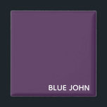 Blue John purple colour name Magnet<br><div class="desc">Blue John purple colour name</div>